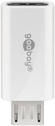 Goobay 55550 kabel kønsskifter USB Micro B USB C Hvid