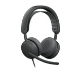 Logitech 981-001615 hovedtelefoner/headset Ledningsført Opkald/musik USB Type-C / USB Type-A Grafit
