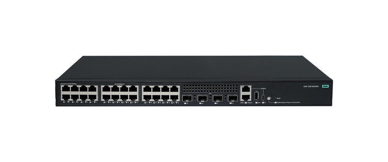 HPE CW 2150 24p 10M/100M/1G 4p SFP+ 1G/10G Administreret Gigabit Ethernet (10/100/1000) Sort