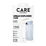 PanzerGlass CARE™ by ® Urban Explorer Case Transparent m. Hvid MagSafe iPhone Air