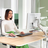 Leitz Ergo pladsbesparende single monitor arm