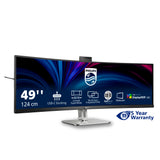 Philips 49B2U6900CH/00 computerskærm 124 cm (48.8") 5120 x 1440 pixel Dual QHD LCD Sort