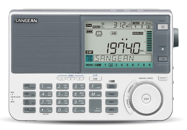 Sangean ATS-909X2 Bærbar Digital Hvid