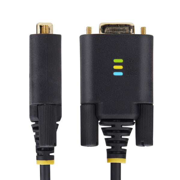 StarTech.com 1P6FFC-USB-SERIAL serielkabel Sort 2 m USB Type-A DB-9
