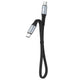 DUDAO L10C USB-C to 23cm. - Digital/Daten USB-kabel 0,23 m USB C 100 W Sort, Grå