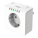 Ansmann AES1.5 smart stik 3680 W Hjem Hvid