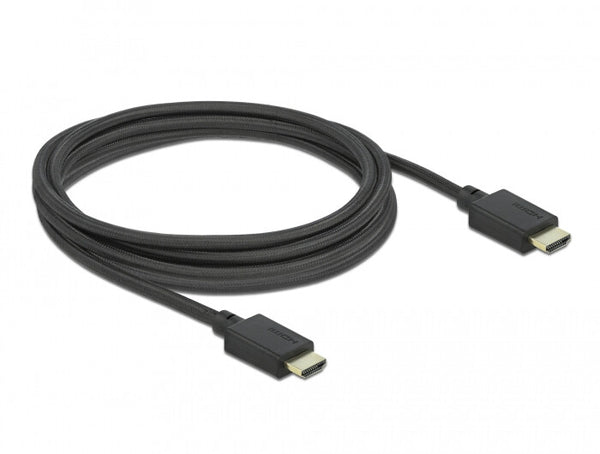 DeLOCK 85389 HDMI-kabel 2,5 m HDMI Type A (Standard) Sort