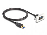 DeLOCK Easy 45 USB-kabel USB 3.2 Gen 1 (3.1 Gen 1) 1 m USB A 5 Gbit/sek. Sort