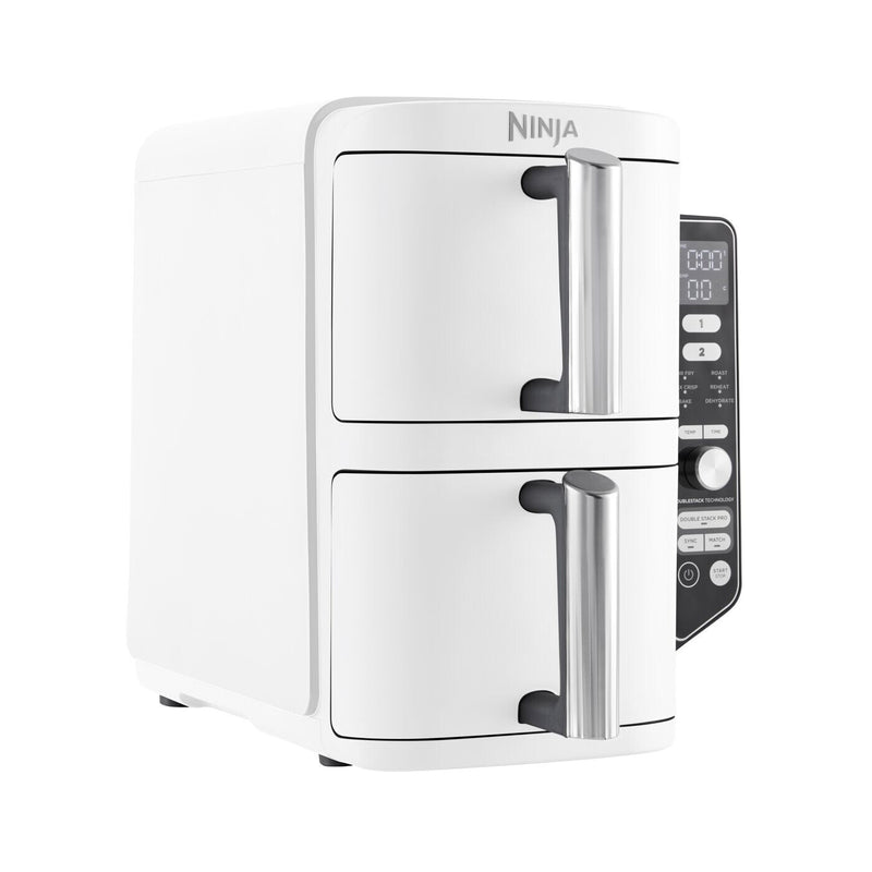 Ninja SL400EUWH frituregryde Dobbelt 9,5 L Enkeltstående 2470 W Varmluftsteger Hvid