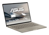 ASUS Zenbook A14 UX3407QA-QD488W Copilot+ PC Snapdragon X1-26-100 Laptop 35,6 cm (14") WUXGA 16 GB LPDDR5x-SDRAM 1 TB SSD Wi-Fi 6E (802.11ax) Windows 11 Home Tysk Beige
