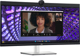 DELL P Series P3424WEB computerskærm 86,7 cm (34.1") 3440 x 1440 pixel 4K Ultra HD LCD Sort