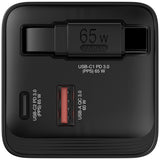 Verbatim GaN Charger 65W Universel Sort Vekselstrøm Hurtig opladning Indendørs