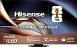 Hisense 55U8Q 139,7 cm (55") 4K Ultra HD Smart TV Wi-Fi Sort 700 cd/m²
