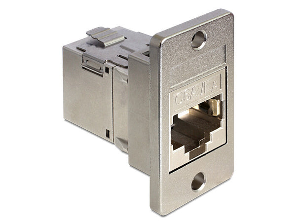 DeLOCK 86213 stikkontakt Metallic