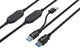 MediaRange MRCS244 USB-kabel USB 3.2 Gen 1 (3.1 Gen 1) 15 m 2 x USB A USB A 5 Gbit/sek. Sort