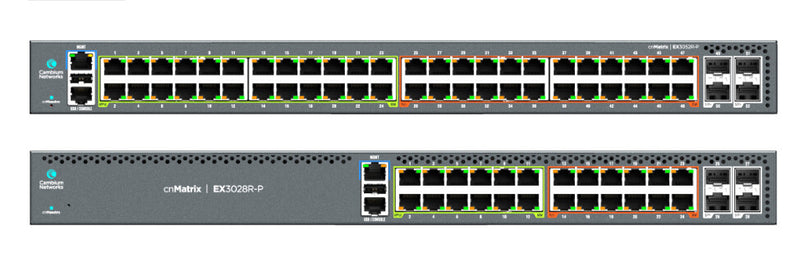 Cambium Networks MXEX3052GXPA10 netværksswitch Administreret 2.5G Ethernet (100/1000/2500) Strøm over Ethernet (PoE) Sort