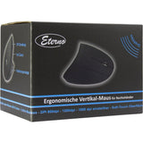 Inter-Tech KM-206R mus Kontor Ambidextrous RF trådløst Optisk 1600 dpi