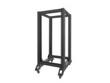 Lanberg OR01-6822-B stativ 22U Fritstående reol Sort