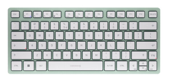 CHERRY KW 7100 MINI BT tastatur Universel Bluetooth QWERTY US International Mintfarve