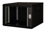 Digitus DN-19 07U-6/6-SW stativ 7U Vægmonteret stativ Sort