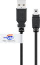 Goobay 93902 USB-kabel USB 2.0 1,8 m Mini-USB B USB A 0,48 Gbit/sek. Sort