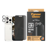 PanzerGlass ® 3-i-1 Privacy Pakke iPhone 15 Pro