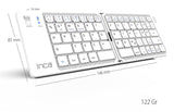 Inca IBK-580BT tastatur Hjemme/kontor USB + Bluetooth QWERTY Hvid