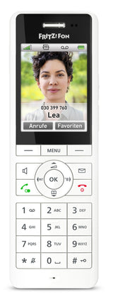 Fon FRITZ! X6 DECT telefon Nummervisning Hvid