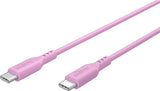 Goobay 77746 USB-kabel USB 2.0 1,5 m USB C 0,48 Gbit/sek. 60 W Lyserød