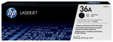HP Original 36A LaserJet-tonerpatron, sort