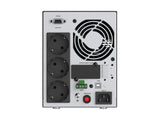 Conceptronic ZEUS52ES1K UPS-enhed Dobbeltkonvertering (online) 1 kVA 900 W 3 AC stikkontakt(er)