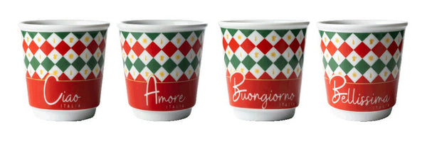 Bialetti Tricolore kop Flerfarvet Espresso 1 stk