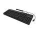 KeySonic KSK-8040U-CR tastatur Hjemme/kontor USB Sort