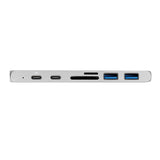 2Direct UA0302 dockingstation Docking USB 3.2 Gen 2 (3.1 Gen 2) Type-C Sølv