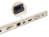 DeLOCK 64026 dækning af sokkel mini Displayport Sort 10 stk