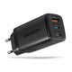 Axagon ACU-DPQ65 oplader til mobil enhed Mobiltelefon, Netbook, Laptop, Smartphone, SmartWatch, Tablet, Universel Sort Vekselstrøm Hurtig opladning Indendørs