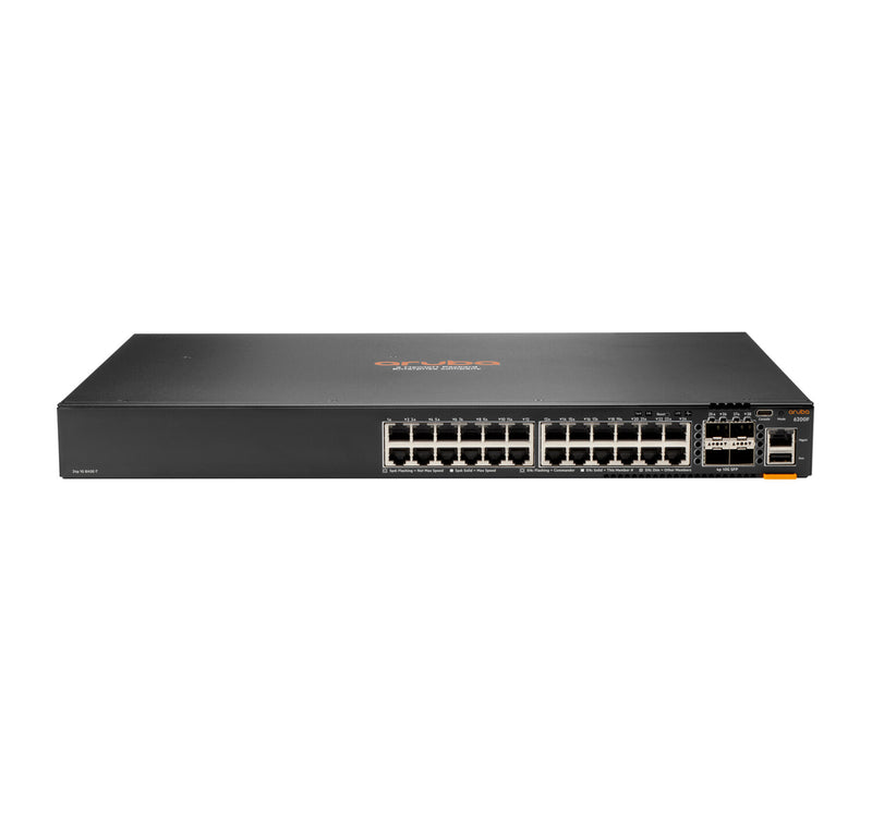 HPE Aruba Networking CX 6200F 24G 4SFP+ Administreret L3 Gigabit Ethernet (10/100/1000) 1U