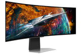 Samsung G95SC computerskærm 124,5 cm (49") 5120 x 1440 pixel Dual QHD OLED Sølv