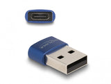 DeLOCK 60051 kabel kønsskifter USB C USB A Blå