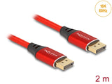 DeLOCK 80632 DisplayPort kabel 2 m Rød