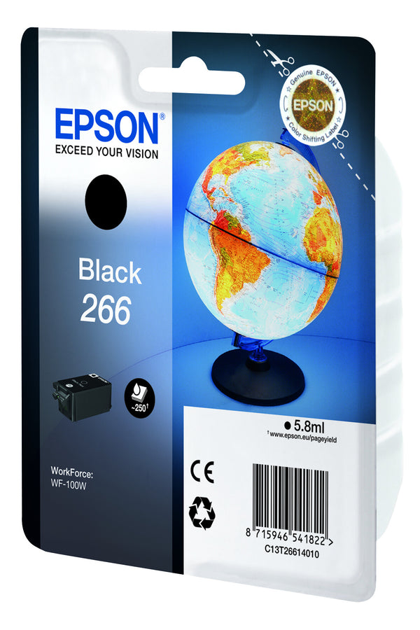 Epson Globe 266 globus enkeltpakke sort blæk