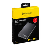 Intenso Festplatte 2TB USB 3.0 6.35cm 2.5'' schwarz - Festplatte - 2,5\" ekstern harddisk 5400 rpm 2.5" Micro-USB B Sort