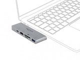 DeLOCK 87745 dockingstation USB 3.2 Gen 1 (3.1 Gen 1) Type-C Grå