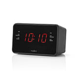Nedis CLAR002BK vækkeur Digital alarmur Sort