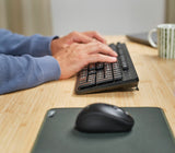 Trust TKM-360 tastatur Mus inkluderet Kontor RF trådløst QWERTZ Tysk Sort