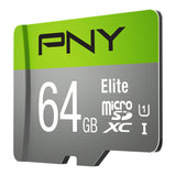 PNY Elite 64 GB MicroSDXC UHS-I Klasse 10