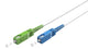 Goobay 59622 InfiniBand og fiberoptisk kabel 10 m SC FTTH Hvid