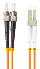 Lanberg FO-STLU-MD21-0100-OG InfiniBand og fiberoptisk kabel 1 m ST LC Orange