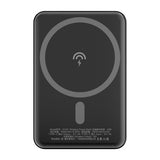 DUDAO wireless powerbank MagSafe 5000mAh black K14S Trådløs opladning Sort