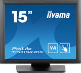 iiyama T1531SR-B1S computerskærm 38,1 cm (15") 1024 x 768 pixel XGA LCD Berøringsskærm Sort